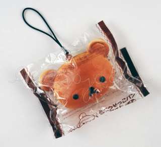 Rilakkuma San X bread phone charm strap kawaii cute relax bear bun 