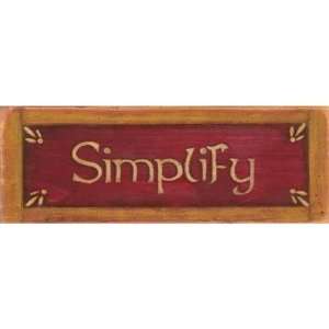  Simplify Poster Print