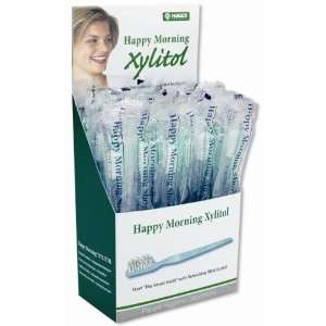  Happy Morning Xylitol Pre pasted Toothbrushes Case Pack 6 