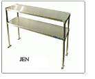 COMMERCIAL KITCHEN ADJUSTABLE DOUBLE OVER SHELF 12 X 36  