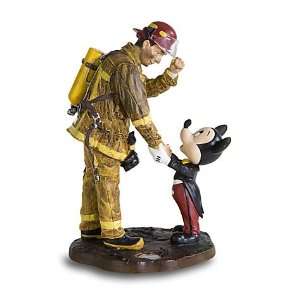 Disney World Mickey Mouse Fireman Firefighter Figurine  
