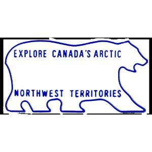 Northwest Territories Background Blanks Flat   Automotive License 