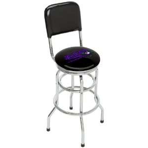 Von Dutch Double Ring and Chrome Seat Ring Barstool