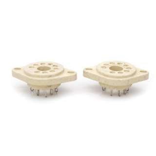 Original 9 PIN Ceramic Sockets SK509 / EL509 / EL500 / 6P42S 