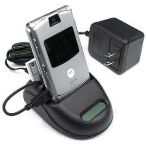 Bargaincell  Motorola Razr V3 V3c V3i V3m V3t LCD Cradle Twin Battery 