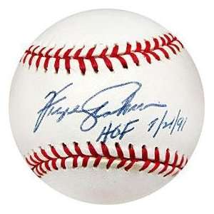  Fergie Jenkins Autographed Baseball   with HOF 7 21 91 
