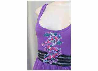 NEW Free People Berry Tank Top Tunic Shirt Dress w/ Flower Design 