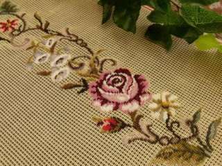 PREWORKED Needlepoint Canvas 100% PETIT POINT~Flowers  