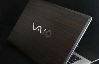 Sony VAIO FW Series Laptop Cover Skin   Walnut Wood  