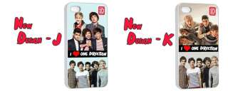   1D   One Direction] iPhone 4 / 4S Case [White] New Designs   Choose 1
