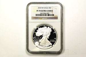 2010 Proof Silver Eagle NGC PF 70 Certified Perfect  