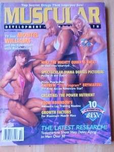 MUSCULAR DEVELOPMENT muscle mag/Montel Williams 10 94  