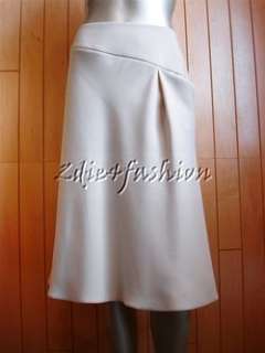 1225 New GIORGIO ARMANI Tan Beige Asymmetric Drape Front Pocket Skirt 