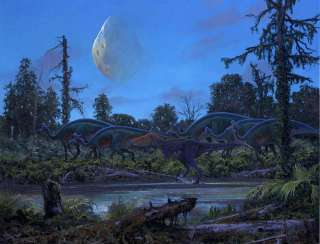Lambeosaurus, Albertosaurus and Asteroid, late Cretaceous extinction 