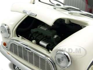 Brand new 118 scale diecast model of Morris Mini Minor White 50th 