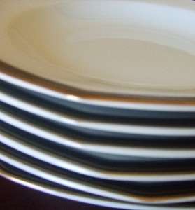 Christopher Stuart BLACK DRESS 6 large soup bowls Y0009  