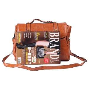 This New Vintage PU Leather Messenger Bag is superior in material and 