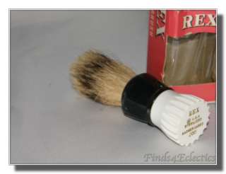 Vintage Rexall Rex Drug Lather Shaving Brush  