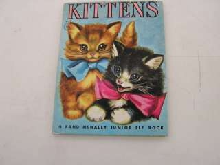 Kittens Rand McNally Junior Elf Book 1953  