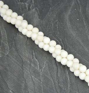 This auction is for one strand of White Sponge Coral stone beads. The 