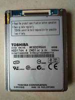Toshiba 1.8 ZIF/PATA 80GB MK8009GAH 032017649712  