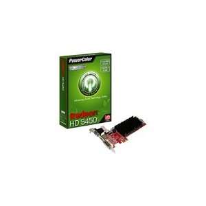 PowerColor ATI Radeon HD 5450 Go Green Grafikkarte (PCI e x 1, 512MB 