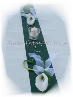 Luxus Calla Tischdeko grün für ca.60 Personen Hochzeit  