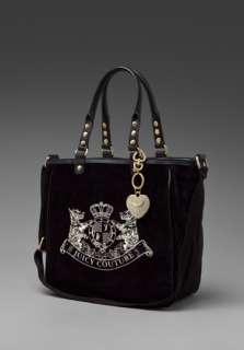 JUICY COUTURE Scotty Embroidery New Tote Bag in Black at Revolve 