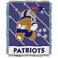 New England Patriots Woven Jacquard Baby Throw