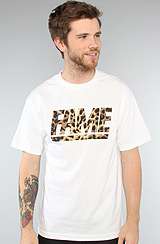 Hall Of Fame The Fame Block Leopard Tee in White