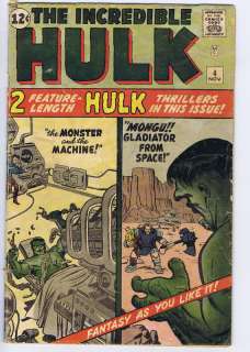 Incredible Hulk #4 Marvel 1962  