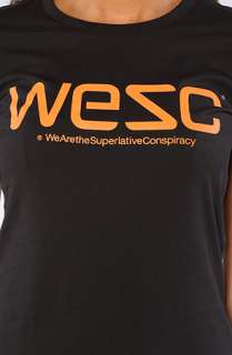 WeSC The WeSC Tee in Black  Karmaloop   Global Concrete Culture