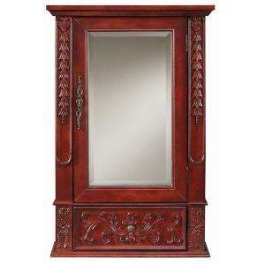   Mirrored Wall Cabinet in Antique Cherry 0107110120 
