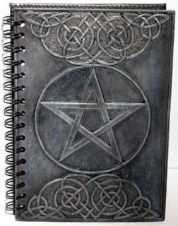 Pentacle Book of Shadows from Cold Cast Resin  