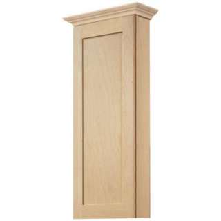 MasterBath Shaker 12 in. Wall Hutch Cabinet in Natural Maple SCSWH NM 