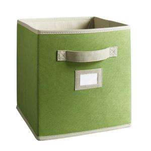 Martha Stewart Living 10 1/2 in. x 11 in. Green Fabric Drawer 4924 at 
