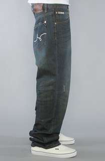 LRG The Expansion Team Classic 47 Fit Jeans in Dark Indigo Wash 