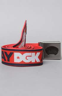DGK The All Day Sport Scout Belt in Red  Karmaloop   Global 