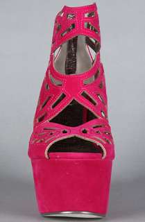 Sole Boutique The Gallista Shoe in Pink Velvet  Karmaloop 