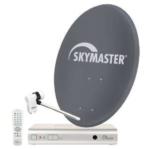 Skymaster Quad Digitale Satellitenanlage (80 cm Metallantenne, DX 7 