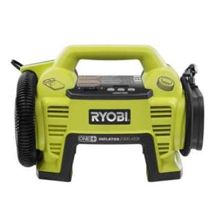 Ryobi 18 Volt One+ Cordless Green Inflator P731 