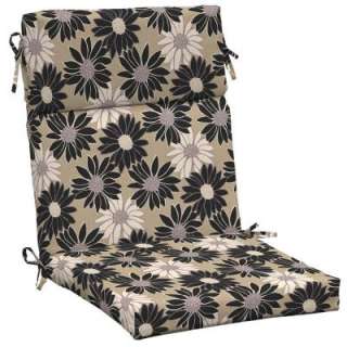 Arden Cornflower Noir Highback Chair Cushion  DISCONTINUED JA23632B 