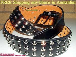   Black Leather Belt Size34 36 38 40 42 44 46XS S M L XL XXL XXXL  