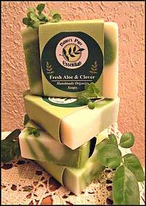   & Clover, Handmade Natural Soap, with Olive Oil & Shea Butter  