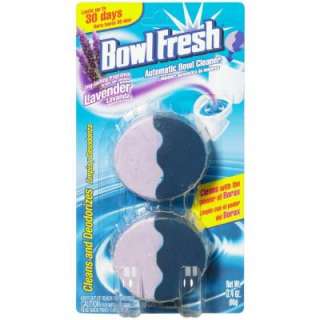 Bowl Fresh 2 Count Automatic Toilet Bowl Cleaner Blue + Lavender Tabs 