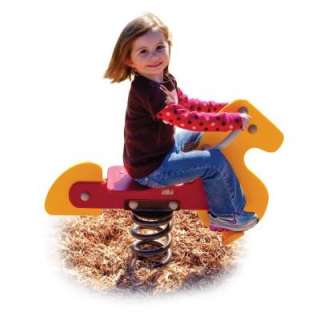 Ultra Play Commercial Playground Horse Spring Rider in Yellow & Red 02 