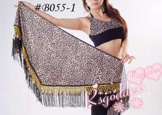New  belly dance hip scarf  Belt Triangle Shawl 3 colou  