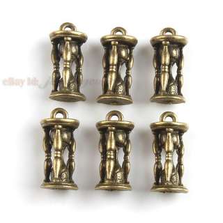   bronze mainly shape new wholesale hourglass charms pendants fit