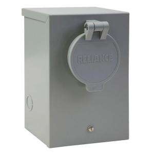 Reliance Controls 30 AmpPower Inlet Box With Circuit Breaker PR30 at 