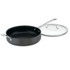 Cuisinart ContourHard Anodized 5 qt. Saute Pan with Helper Handle and 